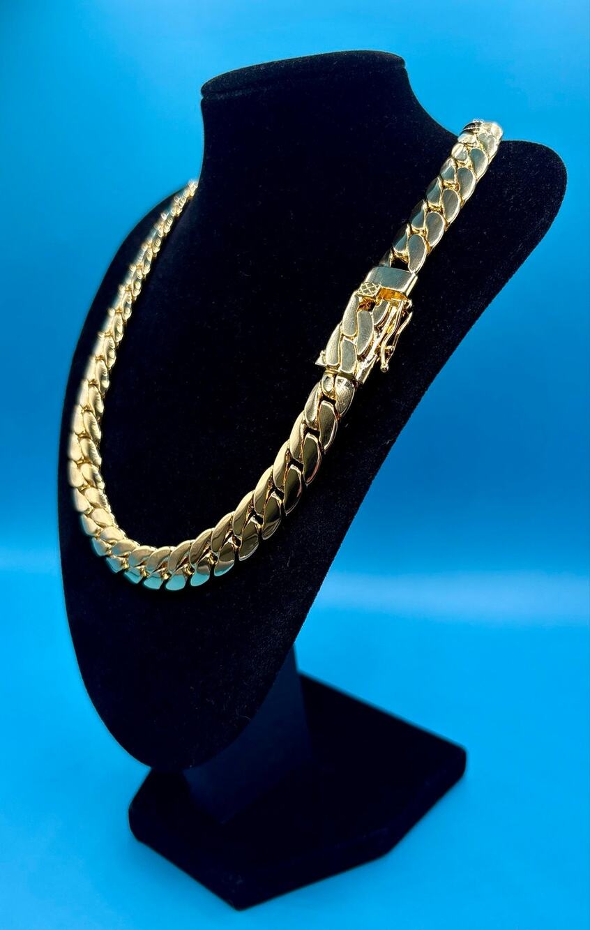NEW 20" 11mm 14K stamped Gold Fill Chunky Cuban w/ Box Lock